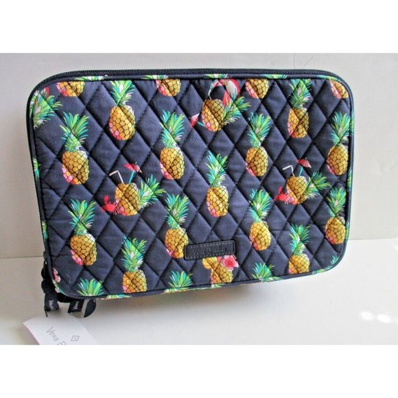 **Vera Bradley Toucan Party Navy Blue Cosmetic Brush Makeup Travel Case - NWT - Picture 3 of 10